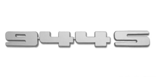 OEM Porsche Emblem - "944 S" in Silver