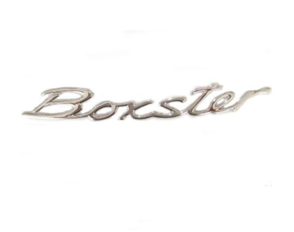 OEM Porsche Emblem - "Boxster S" in Chrome (550 Edition)