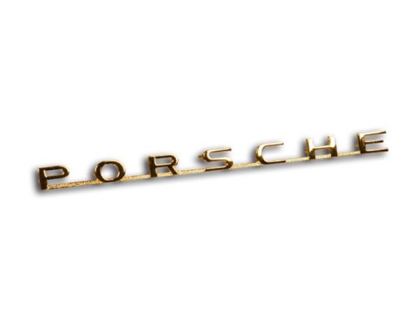 OEM Porsche Gold Porsche Emblem - 356 A