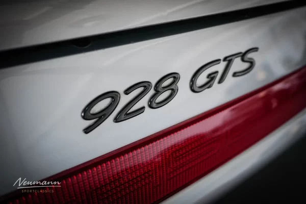 OEM Porsche Emblem - "928 GTS" in Black