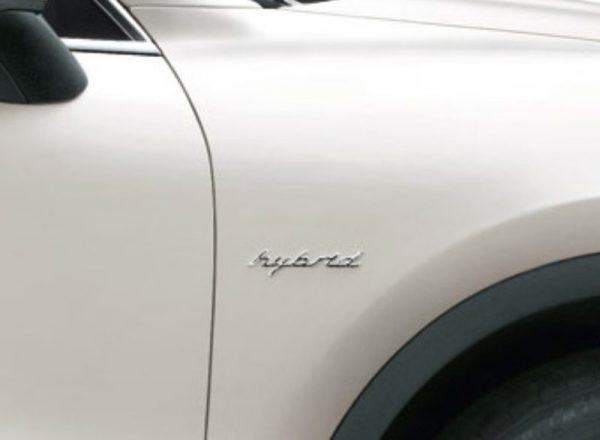 OEM Porsche Emblem - "Hybrid" (Side)