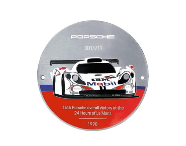 OEM Porsche Grille Badge - 1998 GT1 Race Livery