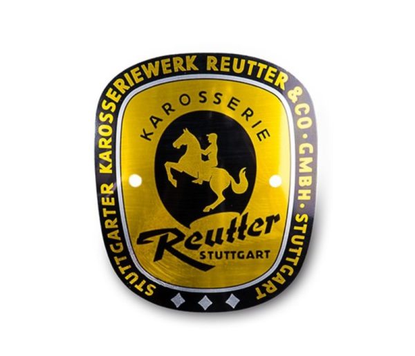 OEM Porsche Reutter Badge 1955-1961 (Euro Spec)