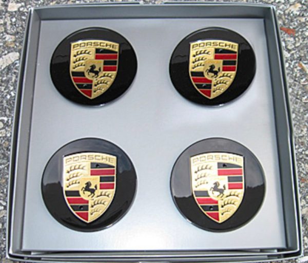 OEM Porsche Center Cap Set - Sport Classic Wheels