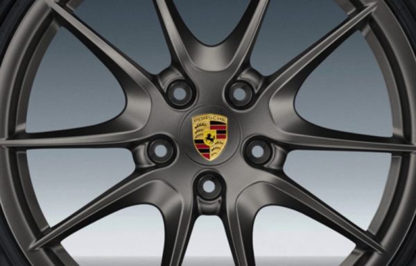OEM Porsche Carrera S Fits GT4 Platinum Wheels Center Cap Set - Carrera S Wheel Platinum