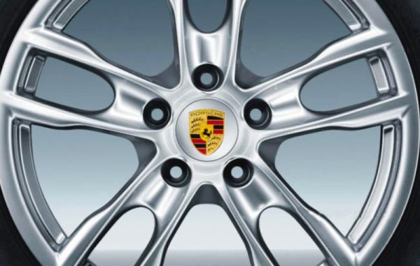 OEM Porsche Carrera S Boxster Spyder Sport Design Wheel Center Cap Set - Boxster S Wheel