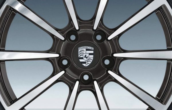 OEM Porsche Fits the 20" Carrera Classic wheels Center Cap Set - Carrera Classic (Silver)