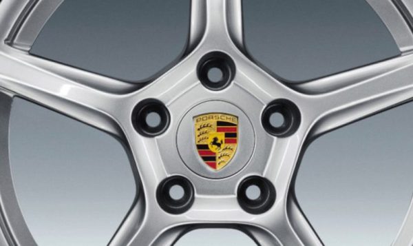 OEM Porsche 2013-2016 - 18" Boxster Wheel Center Cap Set - 18" Boxster Wheel