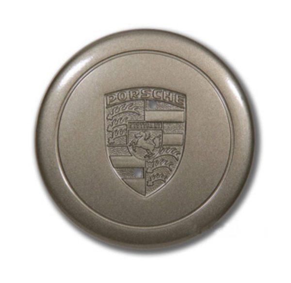 OEM Porsche 911 models 1984-1989  - 944 models 1982-1988 71mm Platinum Center Cap