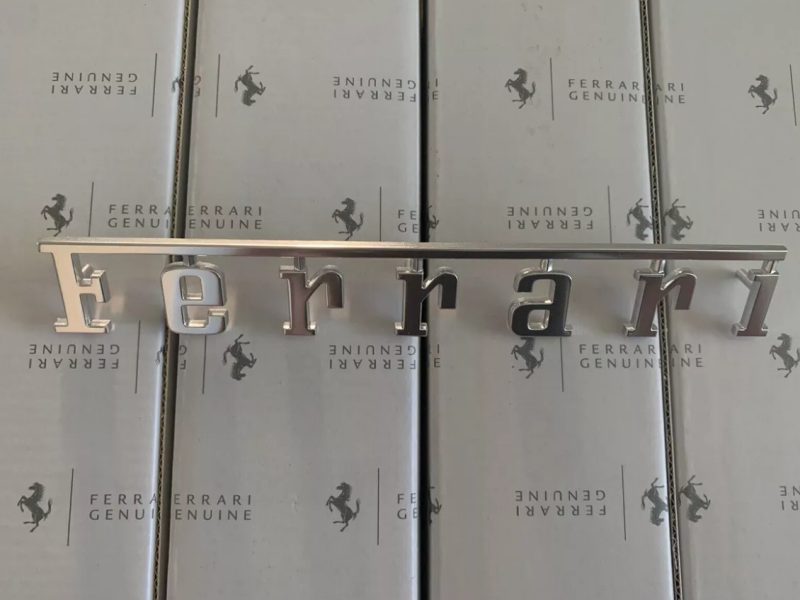 Ferrari Italian Flag Badge Emblem – Metal – Fits 599 360 430 458 488 California Maserati GT