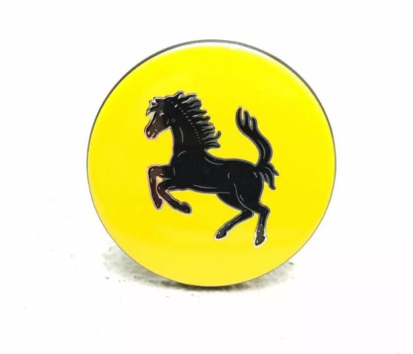 OEM Ferrari 308,400i, Mondial QV - Prancing Horse Hub Center Cap Motif (NEW) P/N 108373/A