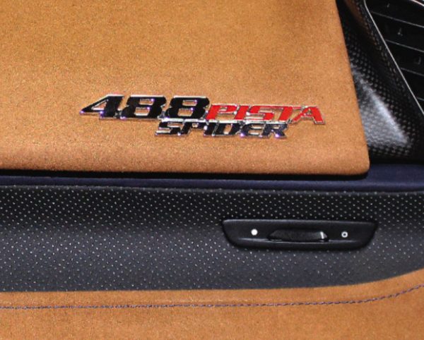 Genuine OEM 871645 FERRARI 488 PISTA SPIDER DASHBOARD BADGE EMBLEM