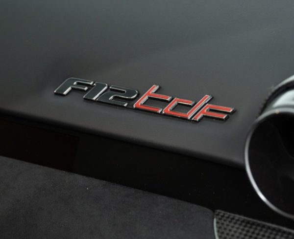 Genuine OEM FERRARI F12 Tdf Dashboard Badge Emblem 87916100 New