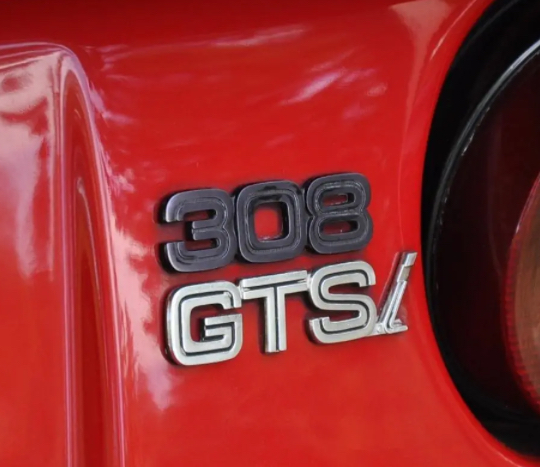 GENUINE OEM 60715100 FERRARI 308 GTSI MOTIF BADGE Only Emblem New