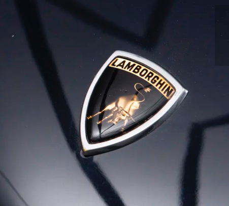 GENUINE OEM 006102515 LAMBORGHINI BONNET BADGE Compatible with 350, 400, Countach, Espada, Jaram BADGE EMBLEM NEW
