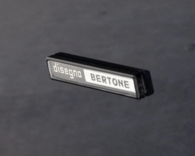 GENUINE OEM 40089708 FERRARI DISEGNO BERTONE MOTIF BADGE EMBLEM NEW