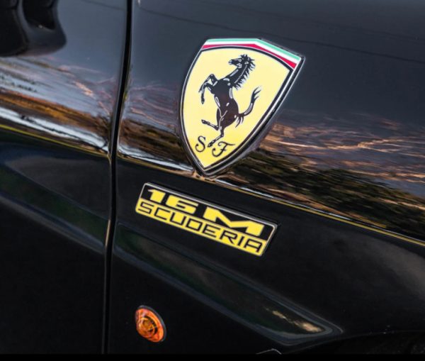 GENUINE OEM 82092300 FERRARI 430 16M SCUDERIA LOGO MOTIF BADGE EMBLEM NEW
