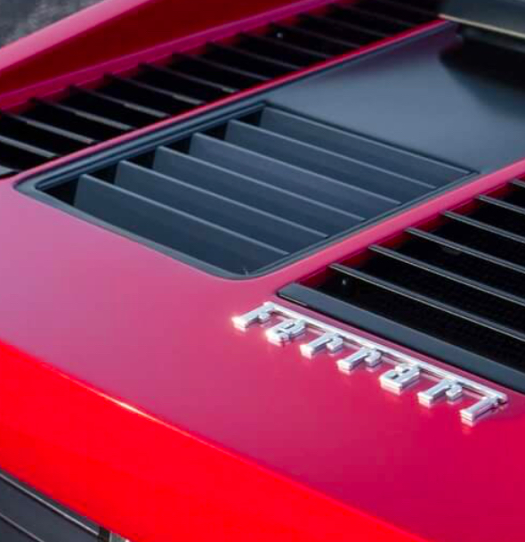 GENUINE OEM 50006709 FERRARI 512 LH GRILLE BLACK