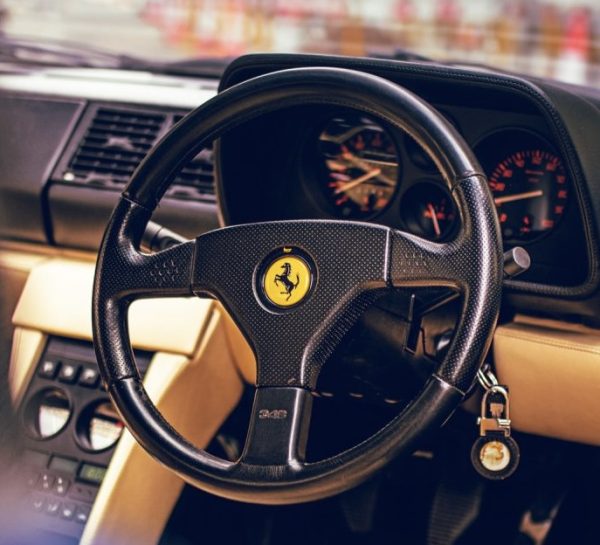 GENUINE OEM 157275 FERRARI 2.7 MOTRONIC 348 STEERING WHEEL COMPLETE 348GTB