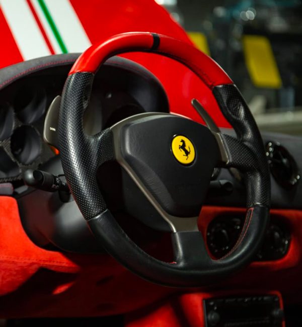 GENUINE OEM 200107 FERRARI 360 CHALLENGE STRADALE STEERING WHEEL