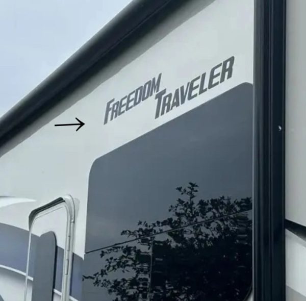 2023-26 Thor Freedom Traveler A24 A30 Camper RV Trailer Decals Set Of 2 OEM New