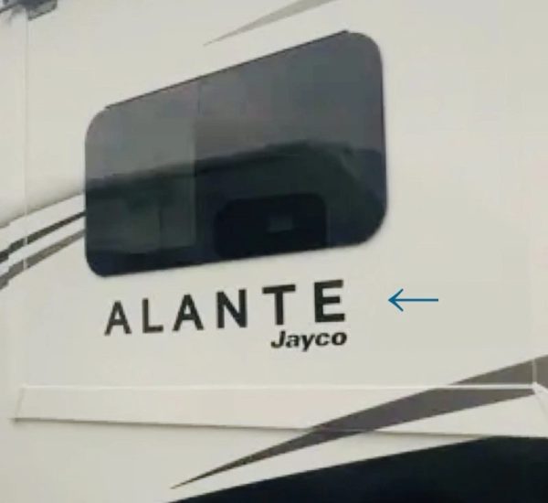2025 Jayco Alante 27A Camper RV Trailer Decals (Set Of 2) OEM New Oracle 40”