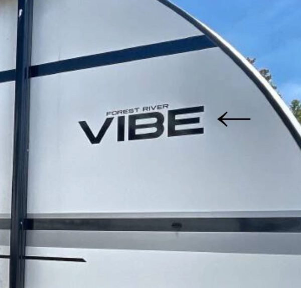 2020 Forest River VIBE 18RB Camper RV SIDE Decals (Set Of 2) OEM New Oracle