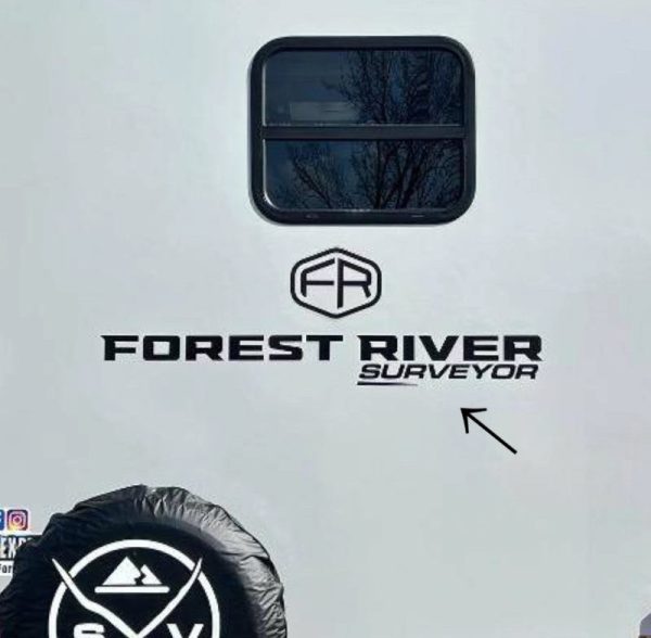2024 Forest River Grand Surveyor 253RLS Camper RV REAR Decal 1PC OEM New Oracle