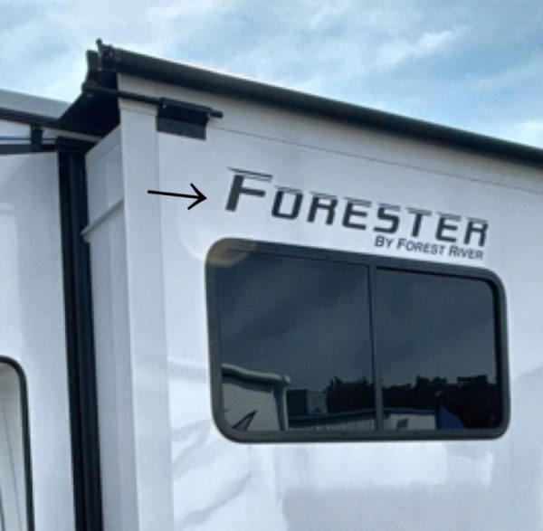 2025 Forest River Forester 3051SF Camper RV SIDE Decals (Set Of 2) OEM New 50”