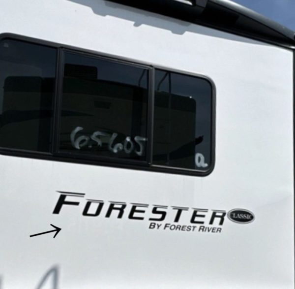 2025 Forest River Forester 3051SF Camper RV REAR Decal 1PC OEM New Oracle 50”