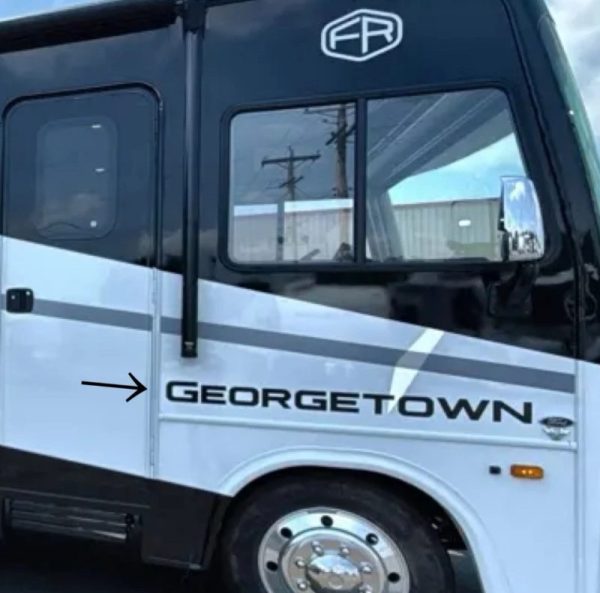 2026 Forest River Georgetown 5 Series Camper RV Door Decals (Set Of 2) OEM New