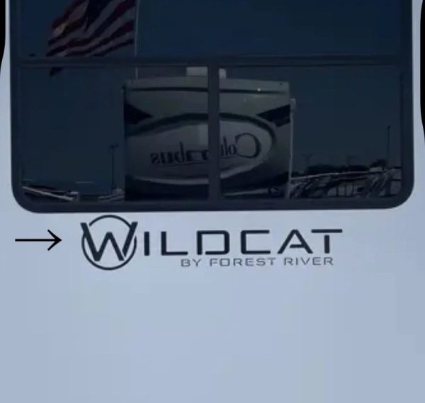 2022 Forest River Wildcat 333RLBS Camper RV REAR Decal 1PC OEM New Oracle 40”