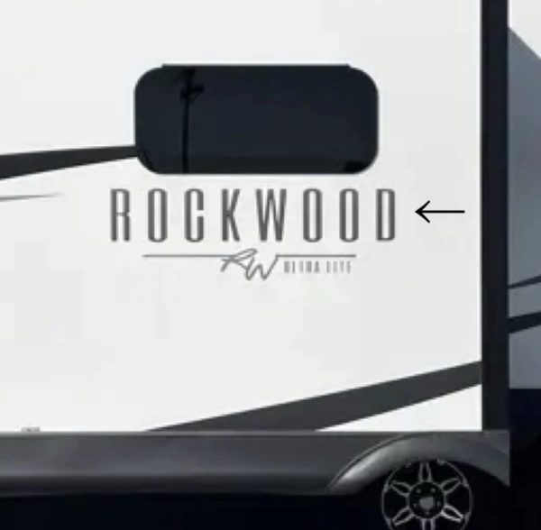 2023 Forest River Rockwood Ultra Lite 2608BS Camper RV Rear Decal 1PC OEM New