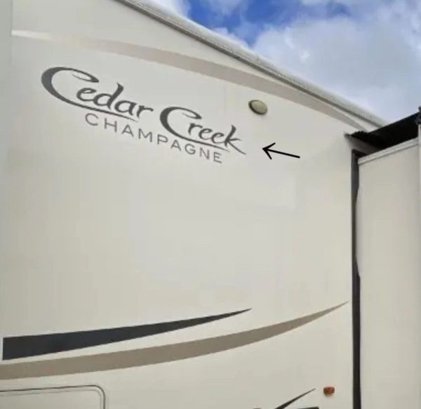 2019 Forest River Cedar Creek 38EL Champagne Edition RV Side Decals 2PC OEM New