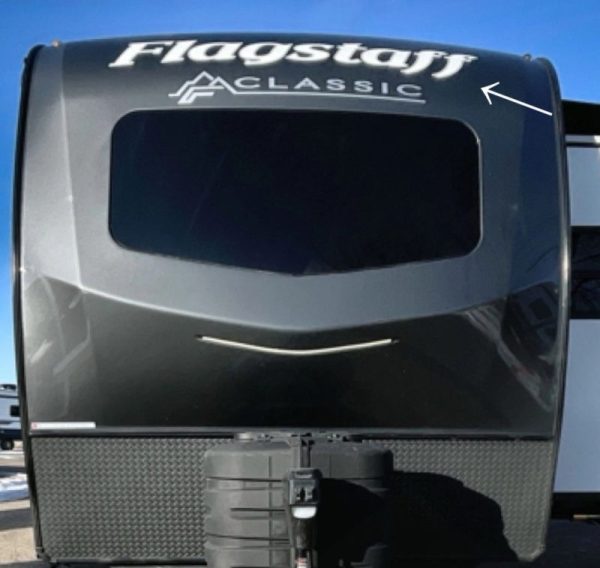 2025 Forest River Flagstaff Classic 832DBS Camper RV Front Decal 1PC OEM New 60”