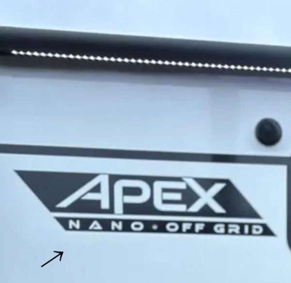 2022 COACHMEN APEX NANO 208BHS Camper RV Side Decals 2PC OEM New Oracle 36”