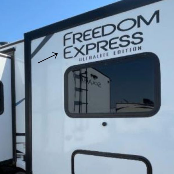 2023 Coachmen Rv Freedom Express Ultra Lite 259FKDS Camper RV Side Decals 2PC OEM New Oracle