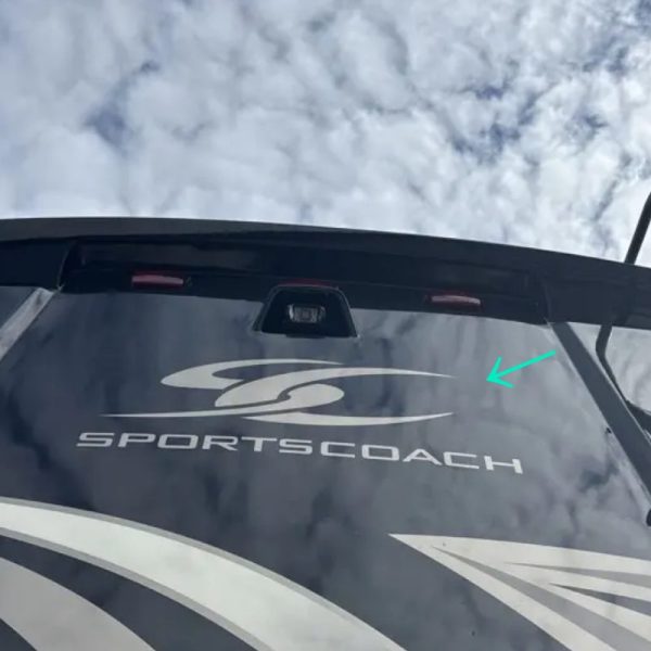 2020 COACHMEN SPORTSCOACH SRS 366BH Camper RV Coach REAR Decal 1PC OEM New 20” Vinyl Oracle