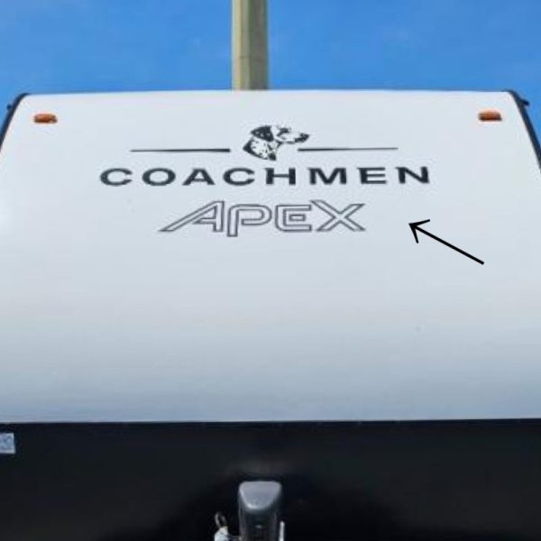 OEM 2026 COACHMEN APEX X 29BHX RV CAMPER TRAILER DECAL 1PC NEW ORACLE VINYL FRONT DECAL