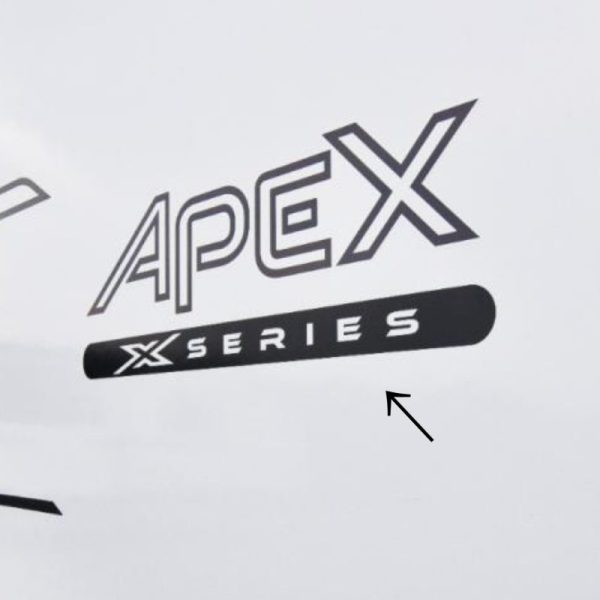 2026 Coachmen RV Apex X Series 24RBX Camper RV Side Decals 2PC OEM New Oracle
