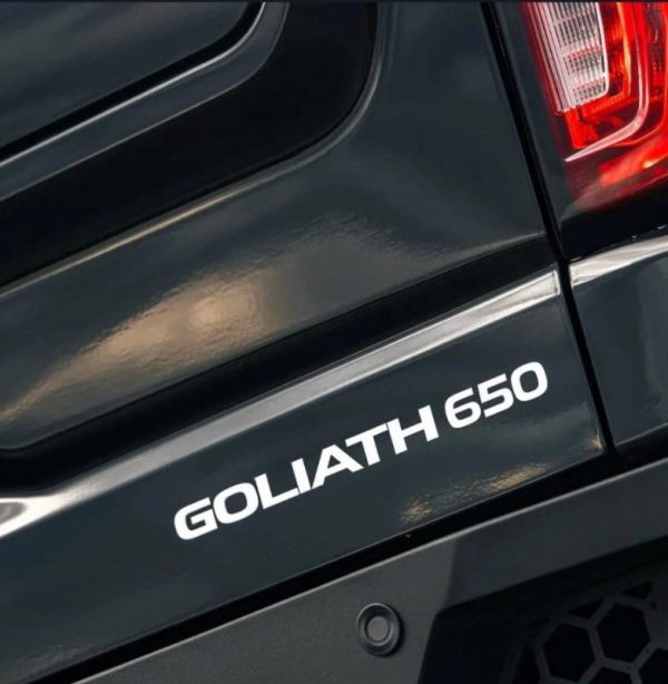 OEM Goliath 650 Hennessey Decals Flat Graphics Decals 5PC Set Doors & Tailgate Fits Ford F150 F250 F350