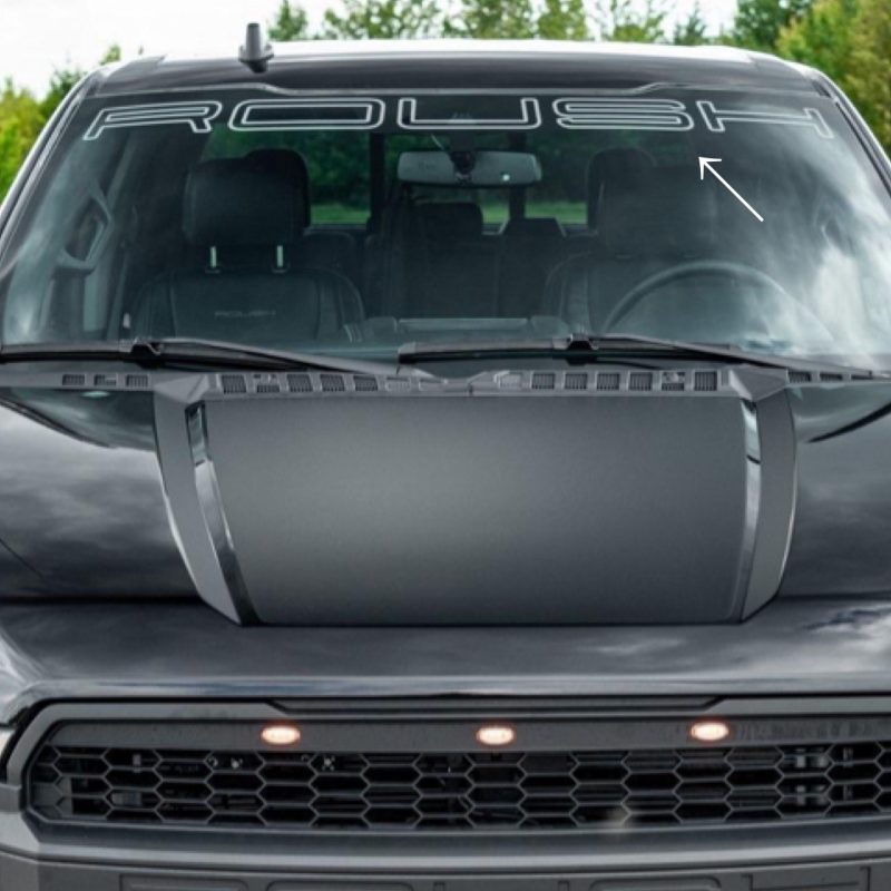 2016-2026 OEM Roush Etched Glass Windshield Decal Banner Fits Roush Trucks NEW! Fits Ford Dodge Mopar Chevrolet GMC - Image 2