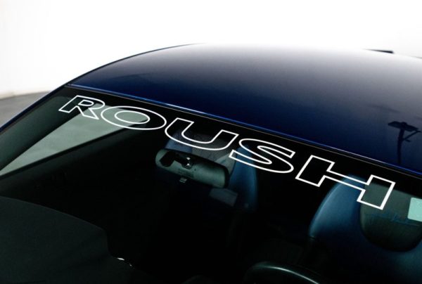 OEM Ford Performance Roush Outline Windshield Decal & Roushcharged Hood Decals 3PC Fits Mustang