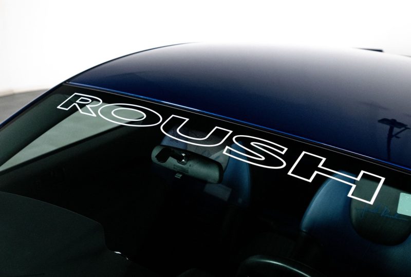 OEM Ford Performance Roush Outline Windshield Decal & Roushcharged Hood Decals 3PC Fits Mustang