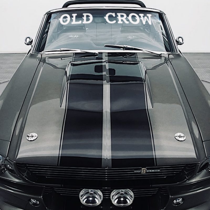 OEM Vintage Ford Old Crow Windshield Bold Decal Banner Fits Roush Mustang Shelby Saleen 5.0 Coyote Universal NEW Limited!