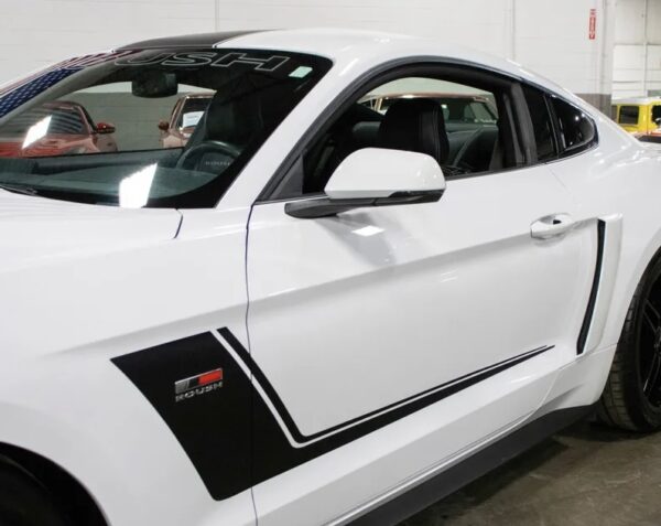 OEM 2018 ROUSH JACKHAMMER SIDE GRAPHIC DECALS NEW 2PC SET FITS FORD MUSTANG ORACLE