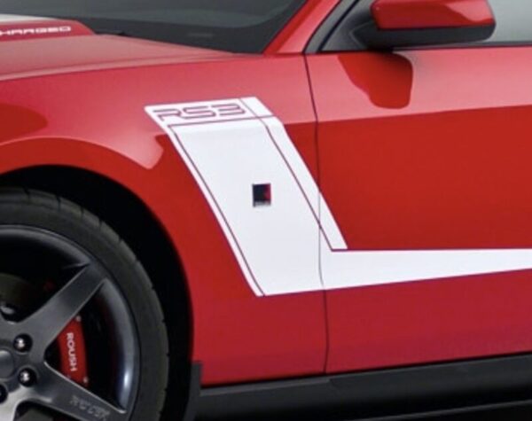OEM ROUSH STAGE 3 RS3 SIDE DOOR GRAPHIC DECALS NEW 2PC SET FITS FORD MUSTANG ORACLE