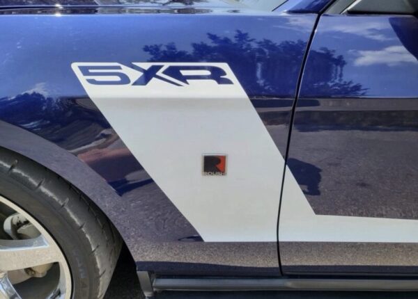 OEM ROUSH 5XR SIDE DOOR GRAPHIC DECALS NEW 2PC SET FITS FORD MUSTANG ORACLE