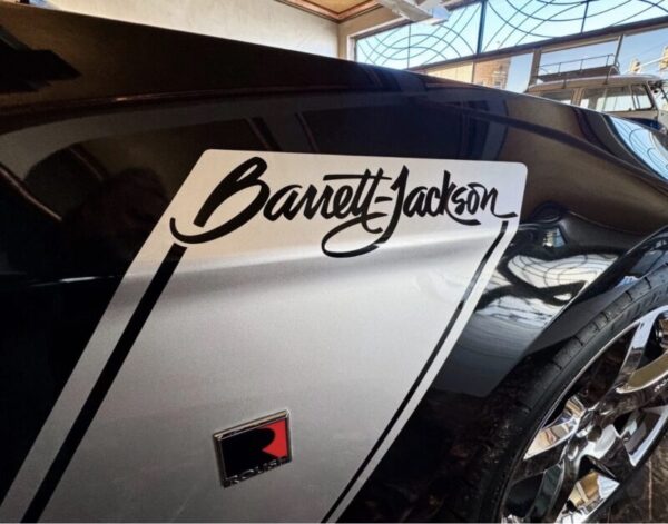 OEM 2007-2010 ROUSH BARRETT JACKSON SIDE GRAPHIC DECALS NEW 2PC SET FORD MUSTANG ORACLE