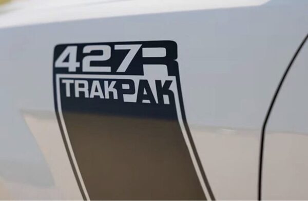 OEM 2007 ROUSH 427R TRAKPAK COUPE SIDE GRAPHIC DECALS NEW 2PC SET FITS FORD MUSTANG